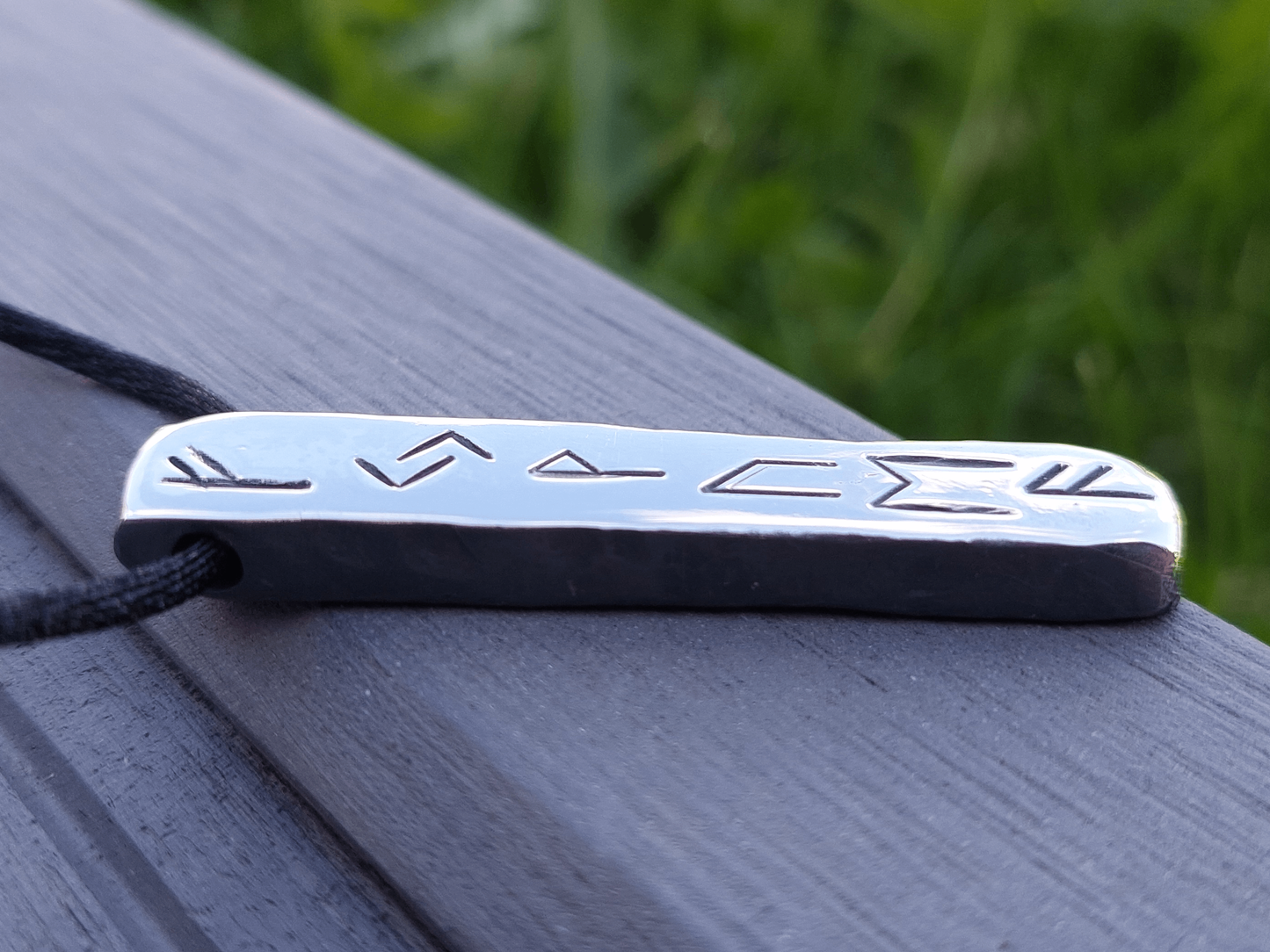 Enchanted Silver wealth and money amulet pendant. Real charm with celtic wealth runes formula.