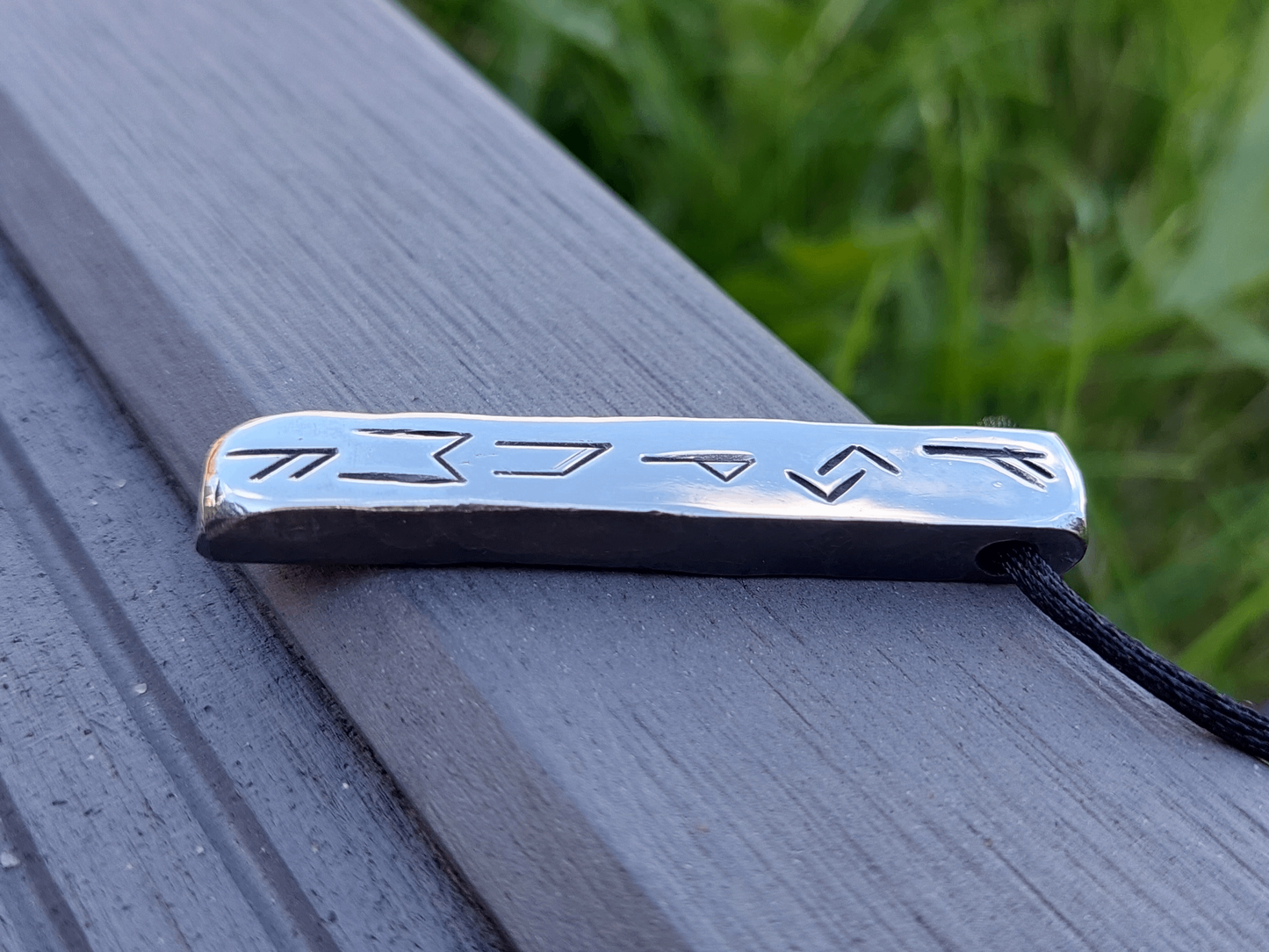 Enchanted Silver wealth and money amulet pendant. Real charm with celtic wealth runes formula.