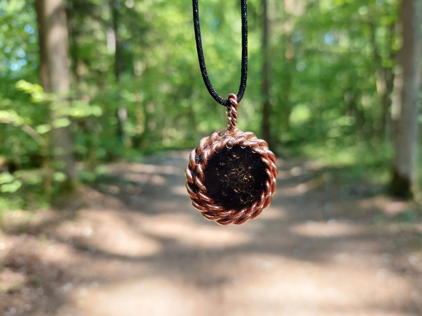 3 Tensor rings orgonite orgone pendant amulet with Black Tourmaline, Herkimer, Elite Shungite, copper, 24k gold, very powerful EMF protection