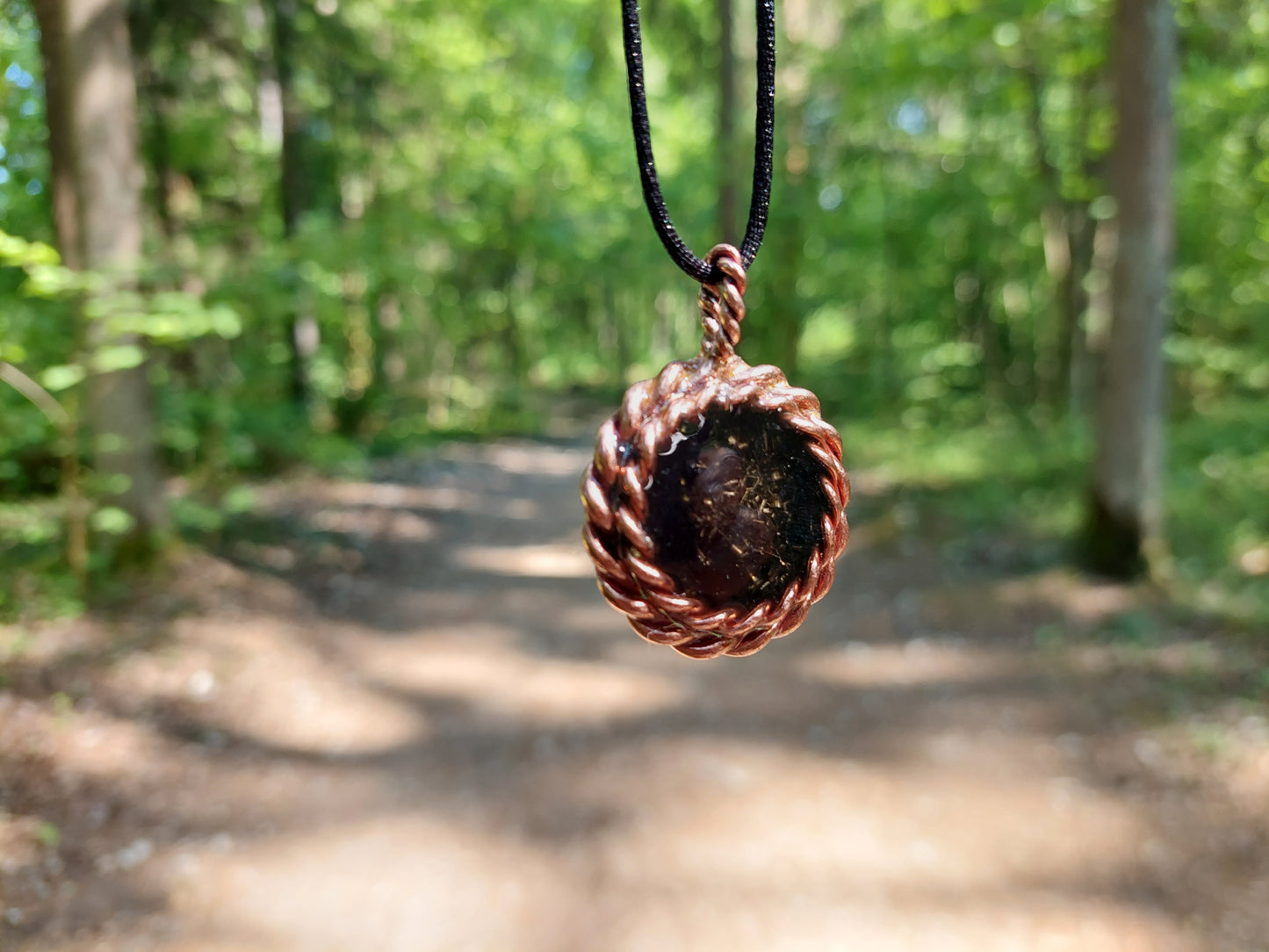 3 Tensor rings orgonite orgone pendant amulet with Black Tourmaline, Herkimer, Elite Shungite, copper, 24k gold, very powerful EMF protection