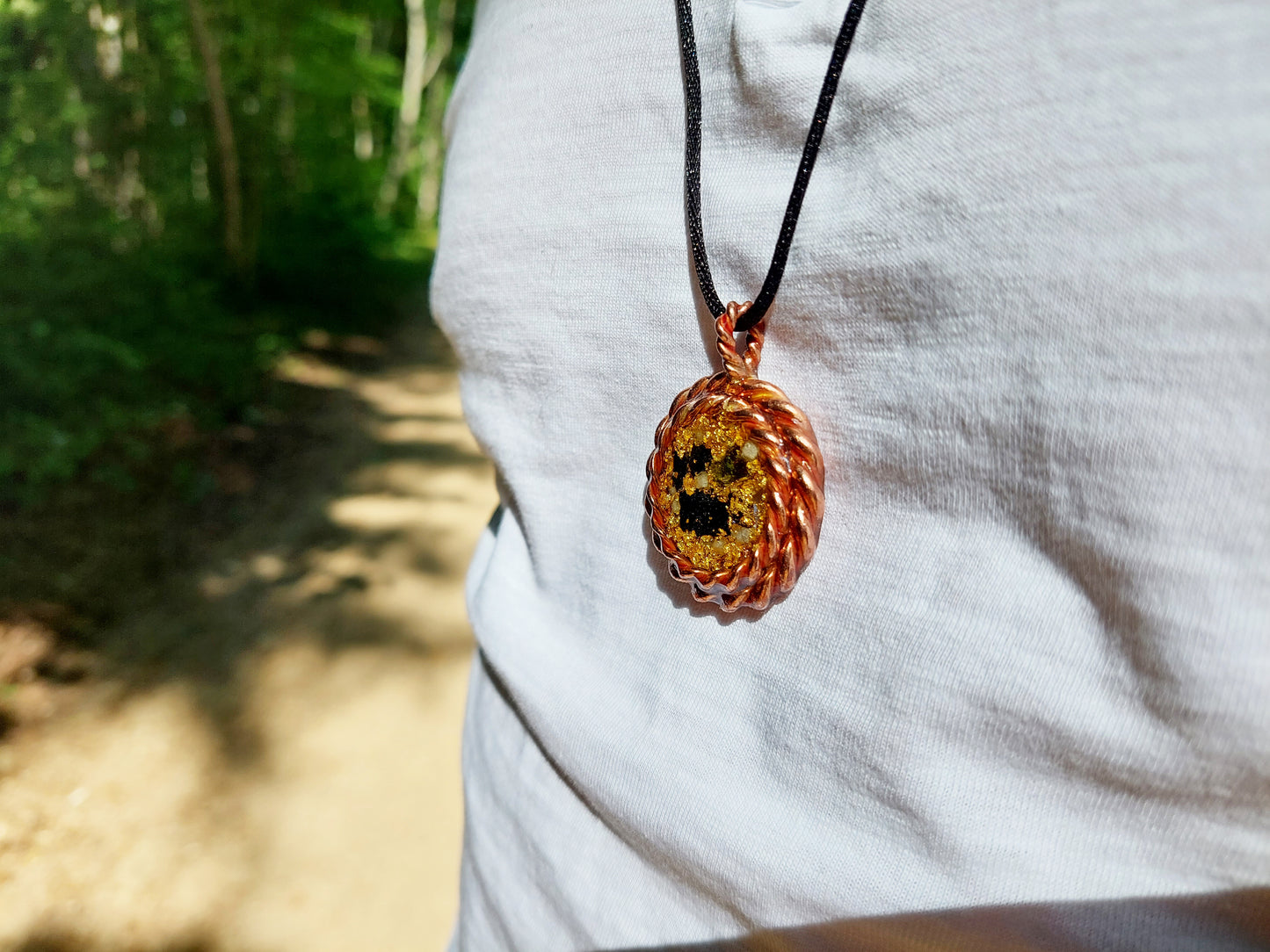 3 Anillos tensores orgonita orgón amuleto colgante con Moldavita, Nuummita, Herkimer, diamantes, muy potente