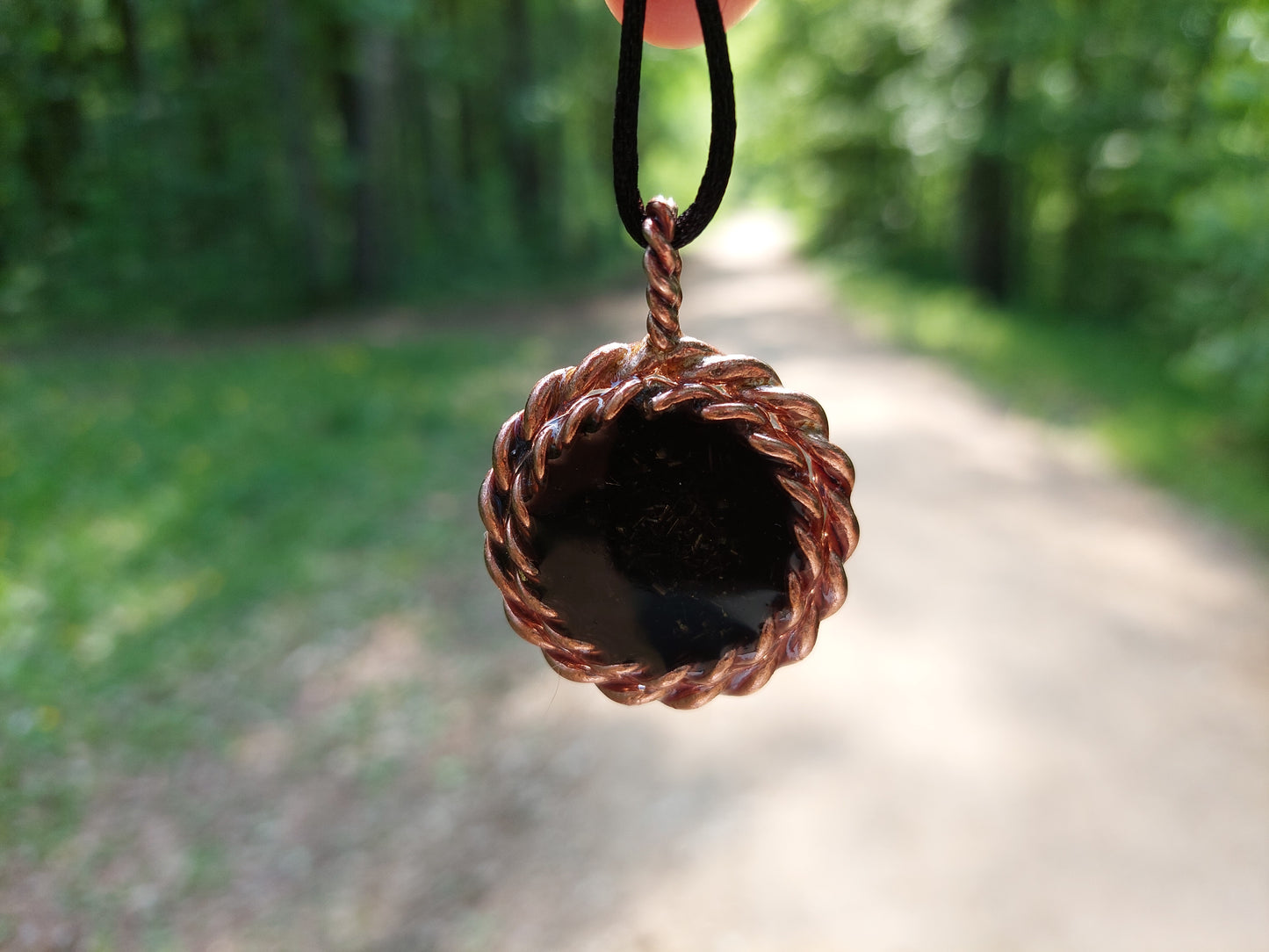 3 Tensor rings orgonite orgone pendant amulet with Black Tourmaline, Herkimer, Elite Shungite, copper, 24k gold, very powerful EMF protection