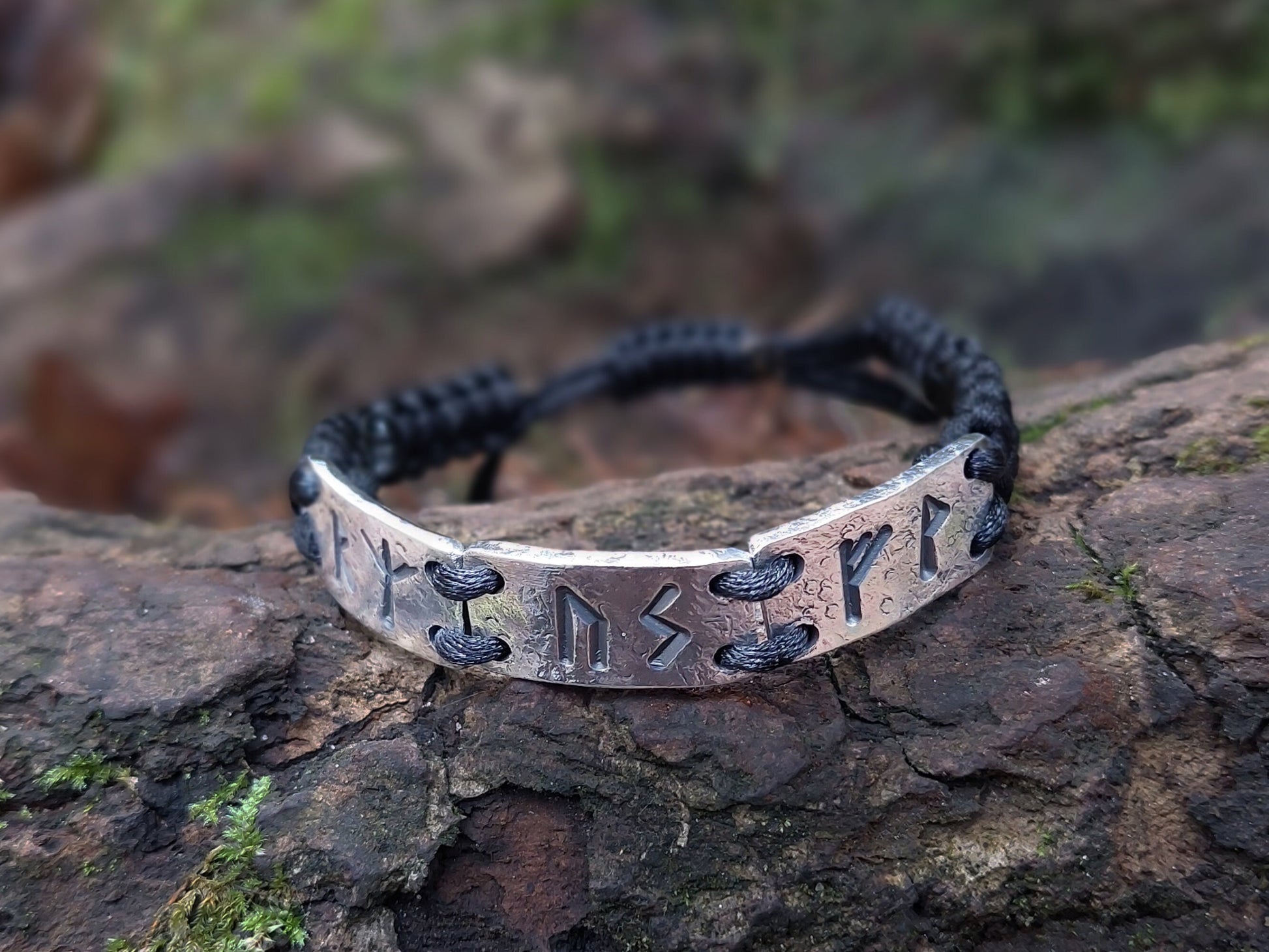 Powerful rune silver bracelet, magic amulet for Money attraction, Health,Protection, Norse, Viking, Celtic charm