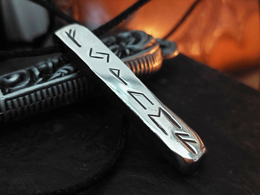 Powerful, real magic amulet charm for Money, Luck, Wealth attraction, 925 silver, Viking, Celtic runes, money spells