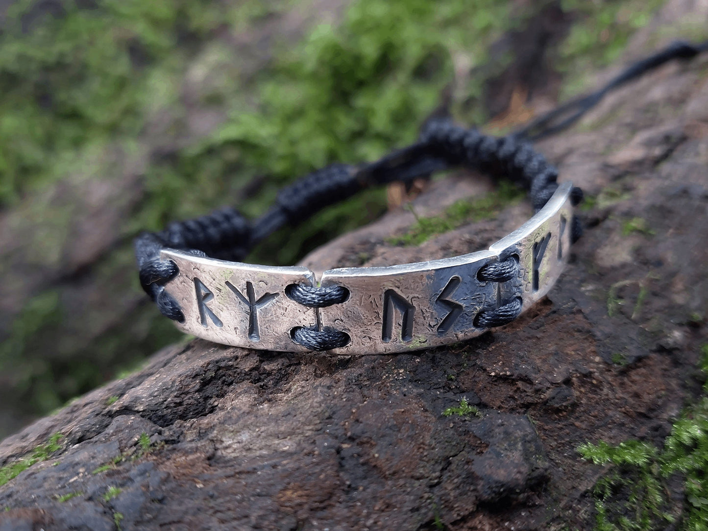 Powerful rune silver bracelet, magic amulet for Money attraction, Health,Protection, Norse, Viking, Celtic charm