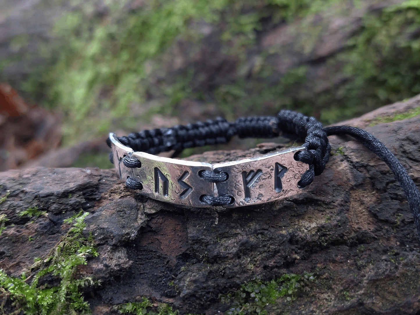 Powerful rune silver bracelet, magic amulet for Money attraction, Health,Protection, Norse, Viking, Celtic charm