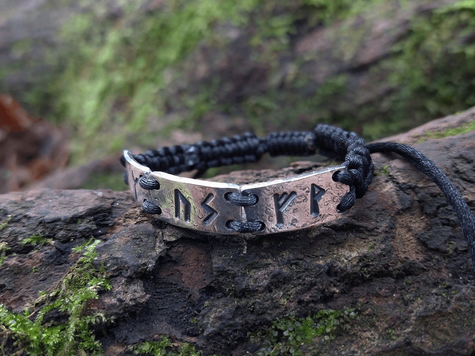 Powerful rune silver bracelet, magic amulet for Money attraction, Health,Protection, Norse, Viking, Celtic charm