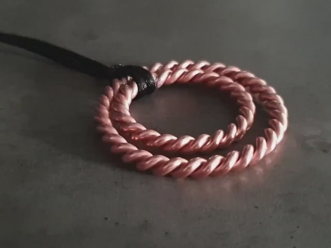 Empowerment Cubit 188mhz frequency and Sacred Cubit 144mhz frequency copper Tensor ring  - pendant, amulet