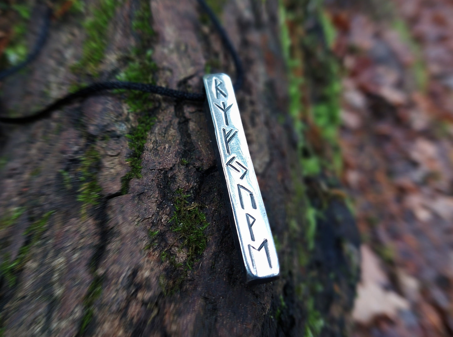 Powerful Rune Amulet with Money Spell to attract Money - Luck and Protection pendant