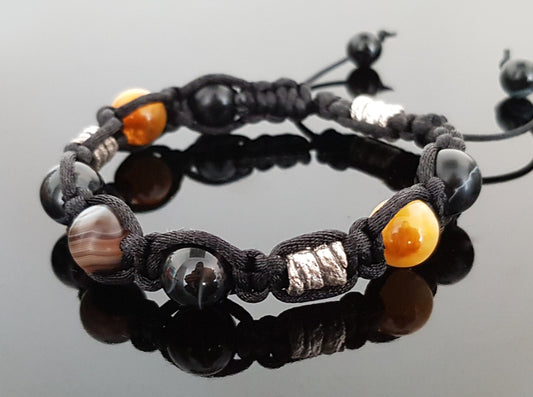 Shamballa bracelet programmed un cativated amulet charm