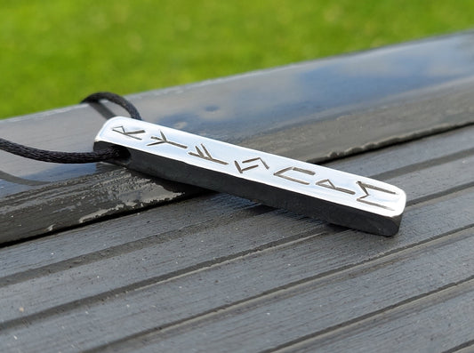 Powerful Rune Amulet with Money Spell to attract Money - Luck and Protection pendant