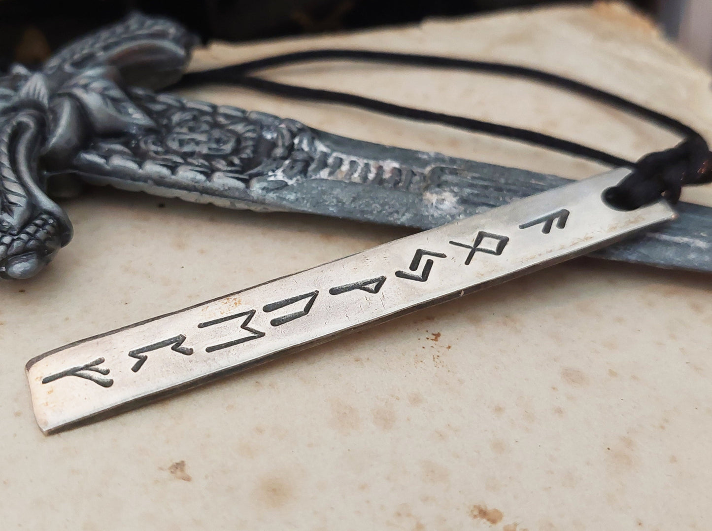 Real Money and wealth amulet pendant with celtic runes formula, programmed, activated