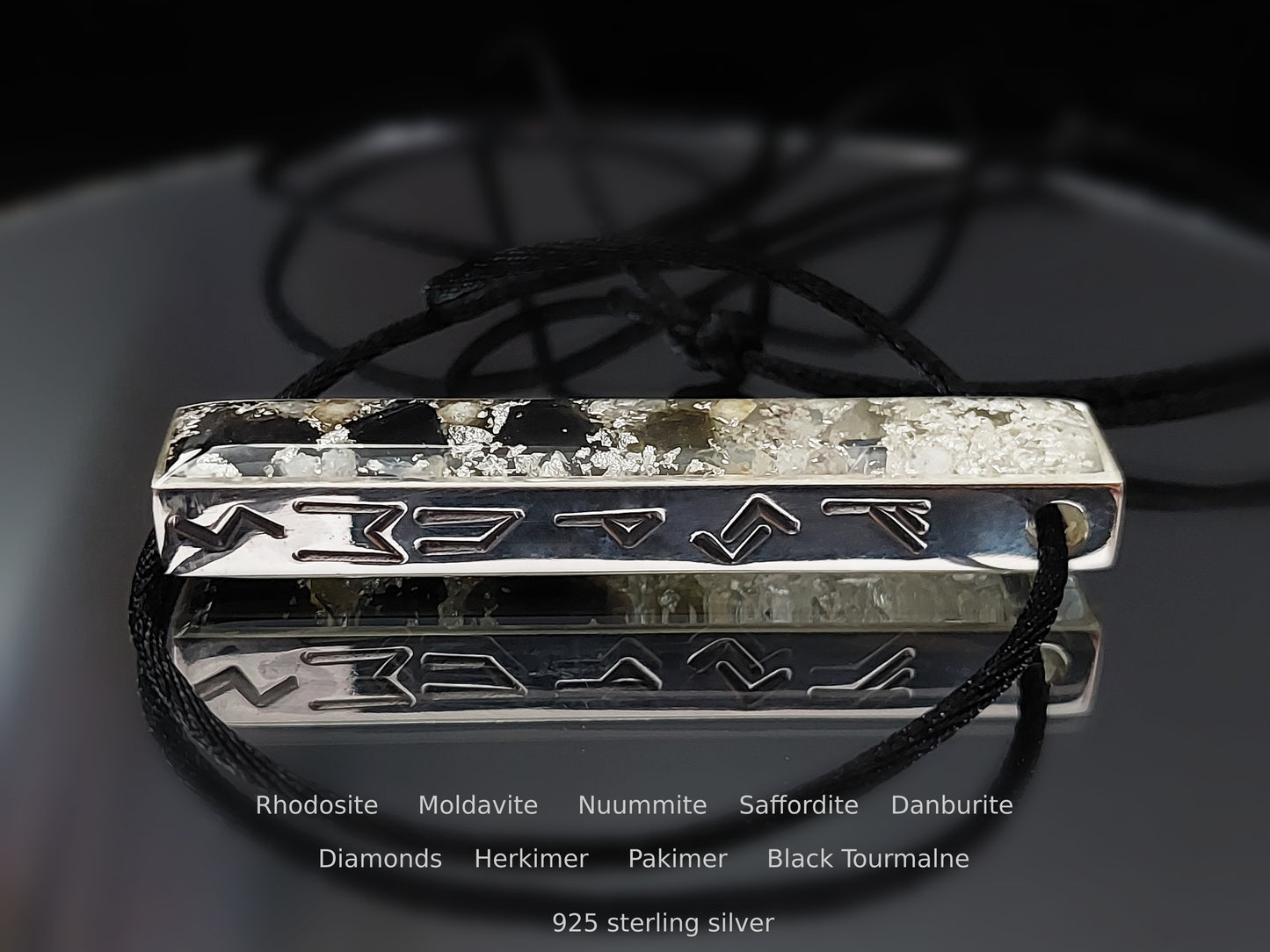 Mächtigste Orgonit-Orgon-Anhänger-Amulett-Halskette für Reichtum, Geld und Schutz