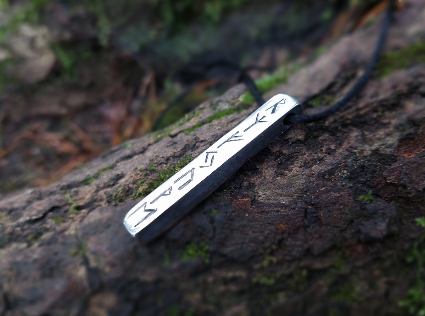 Powerful Rune Amulet with Money Spell to attract Money - Luck and Protection pendant