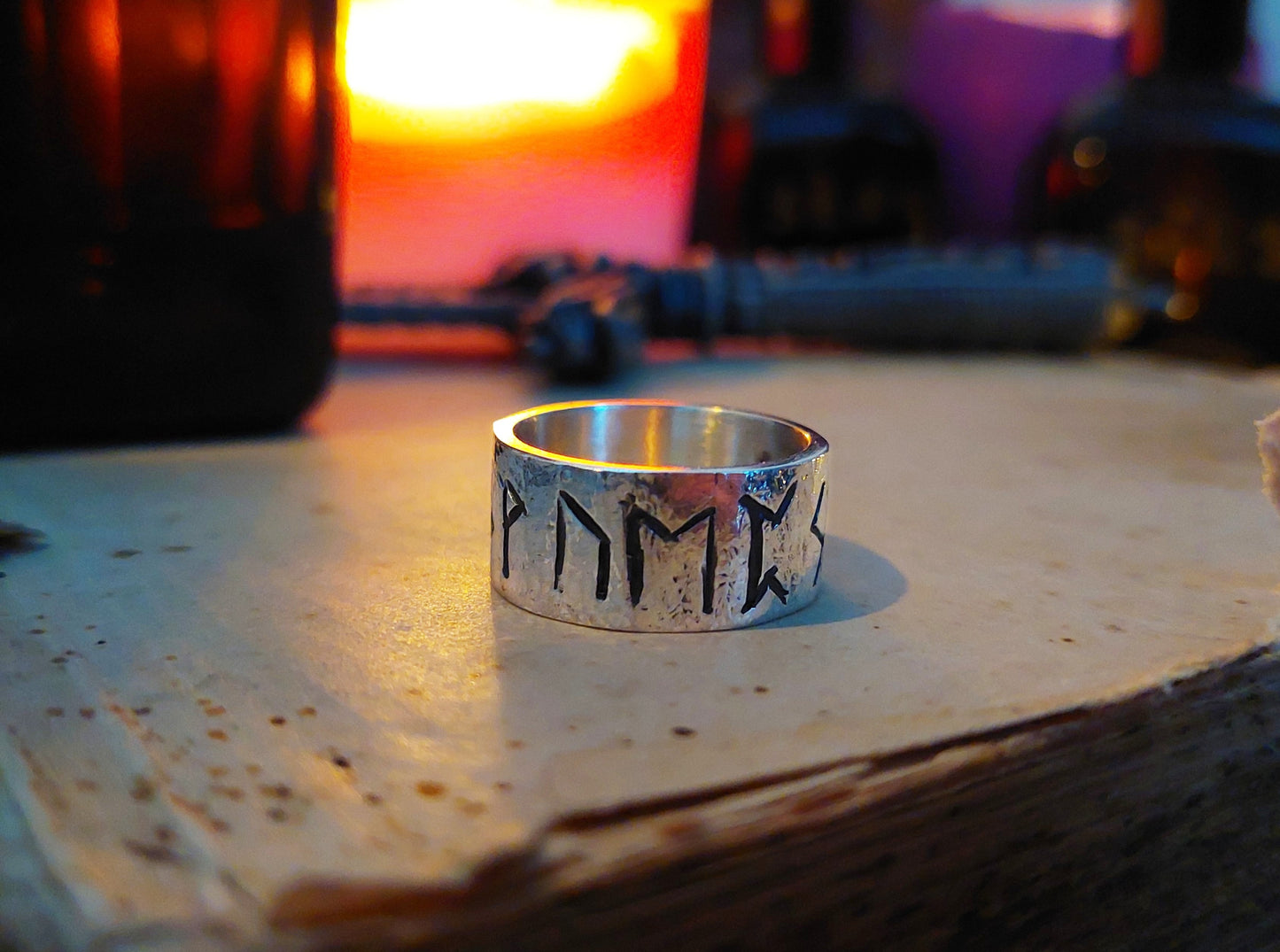Powerful Viking Ring - Runes Talisman - Luck, Money and Protection Amulet