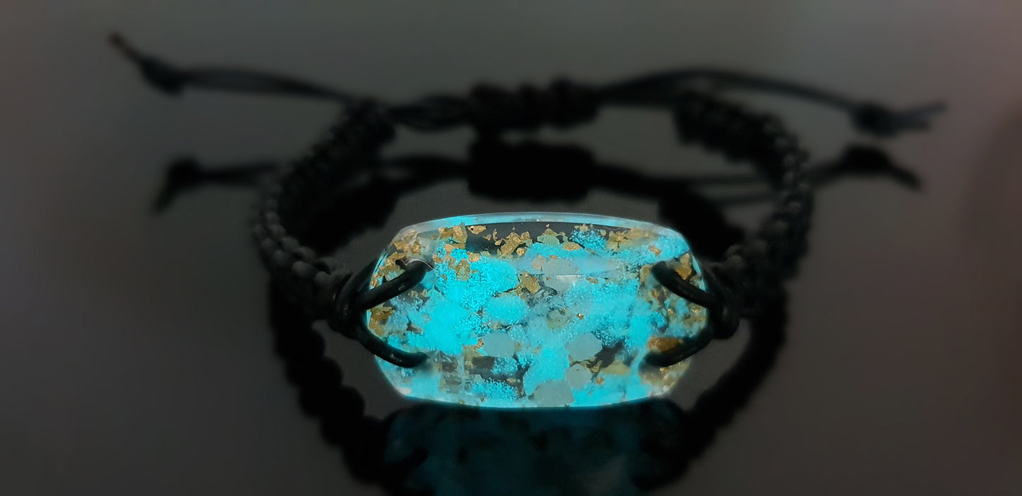 Orgonite bracelet, Powerful spiritual charm, amulet with high vibration crystals - Herkimer, Danburite, Diamonds, Pakimer