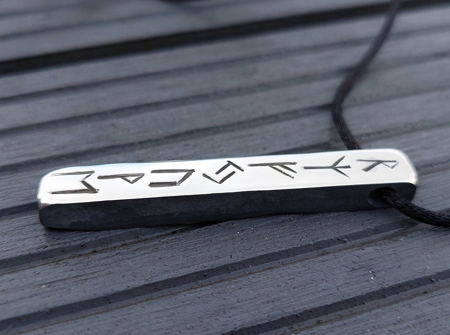 Powerful and real rune amulet for wealth, money and protection, sterling silver pendant