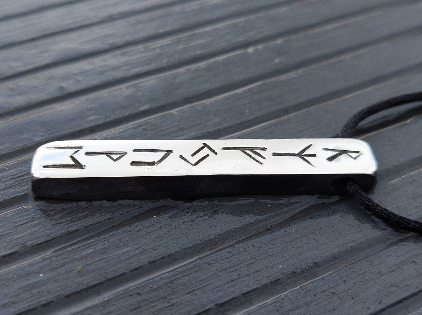 Powerful and real rune amulet for wealth, money and protection, sterling silver pendant