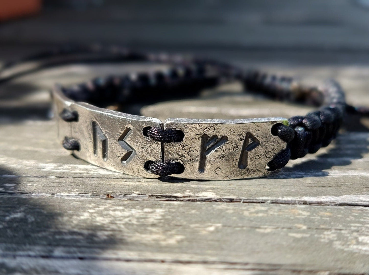 Three wishes - silver rune bracelet - amulet, charm, customized celtic runes formula. Celtic Magic, Alchemy amulet