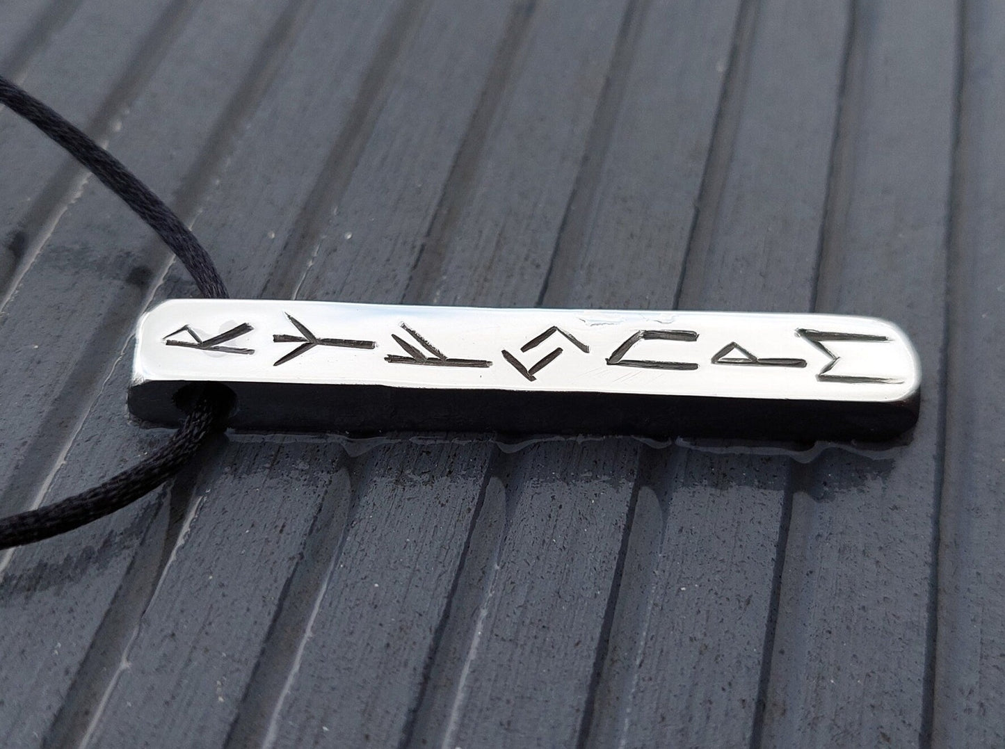 Powerful and real rune amulet for wealth, money and protection, sterling silver pendant