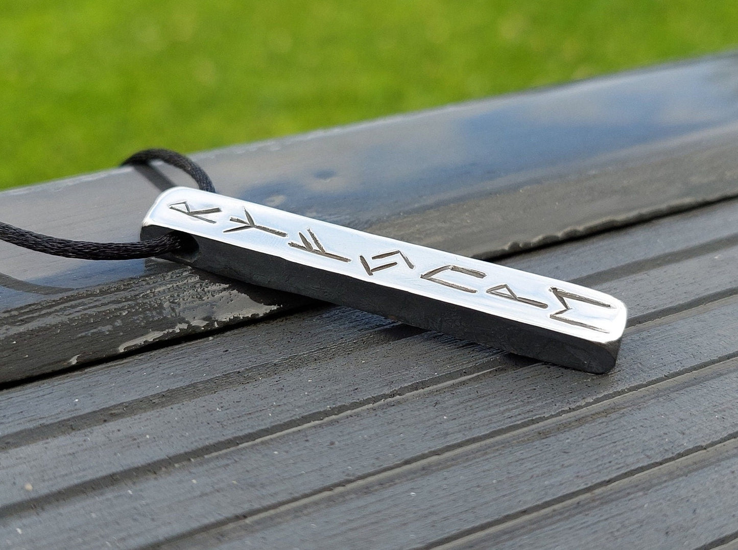 Powerful and real rune amulet for wealth, money and protection, sterling silver pendant