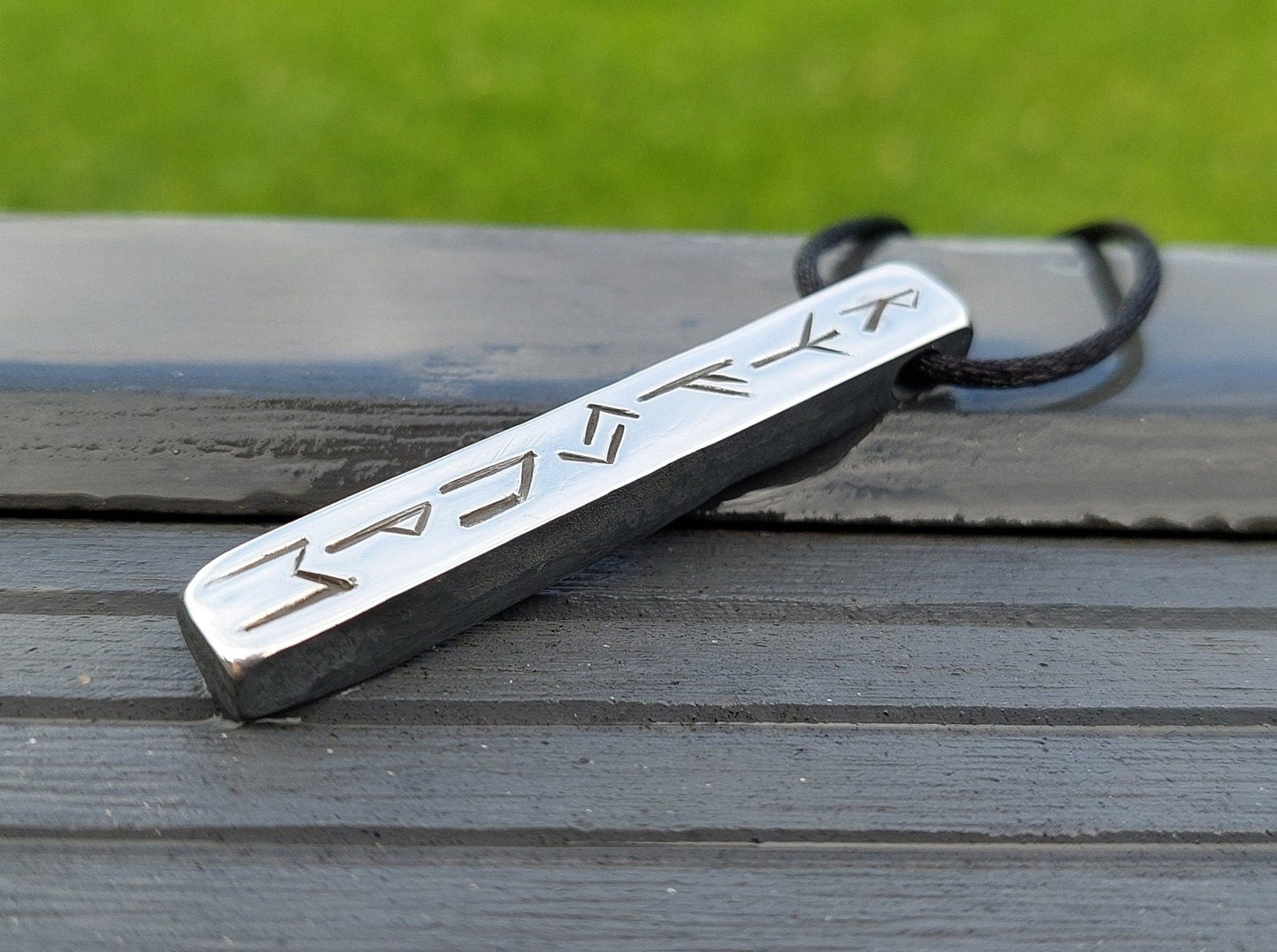 Powerful and real rune amulet for wealth, money and protection, sterling silver pendant