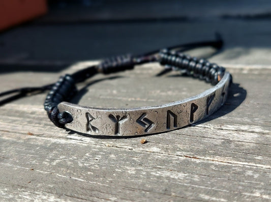 Real y poderoso amuleto, amuleto para la atracción y protección del Dinero. Vikingo encantado, pulsera de plata de runa celta