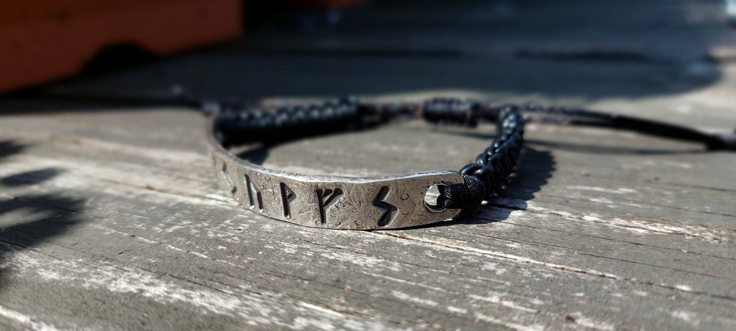 Real y poderoso amuleto, amuleto para la atracción y protección del Dinero. Vikingo encantado, pulsera de plata de runa celta