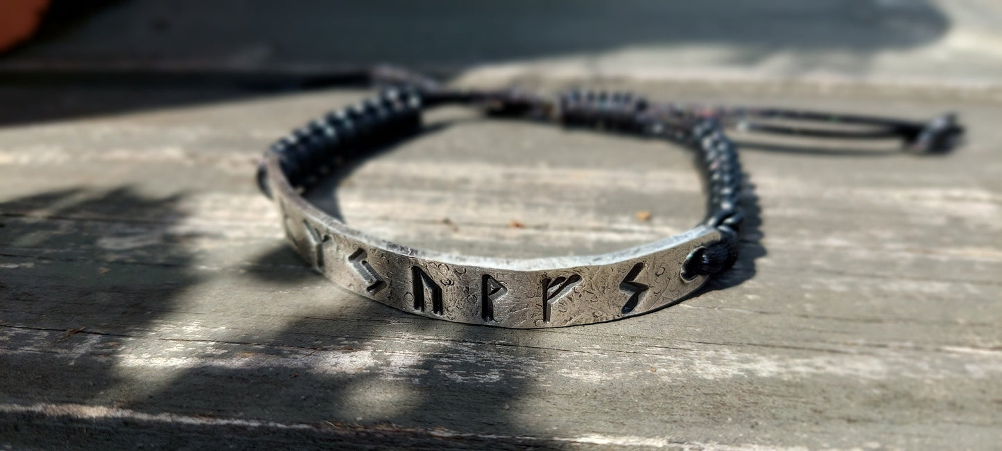 Real y poderoso amuleto, amuleto para la atracción y protección del Dinero. Vikingo encantado, pulsera de plata de runa celta