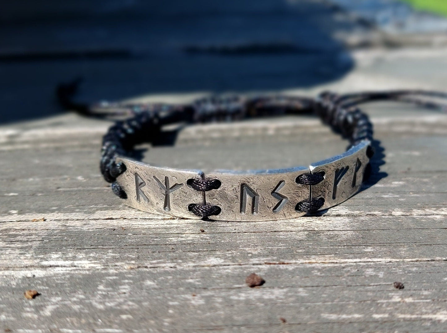 Three wishes - silver rune bracelet - amulet, charm, customized celtic runes formula. Celtic Magic, Alchemy amulet