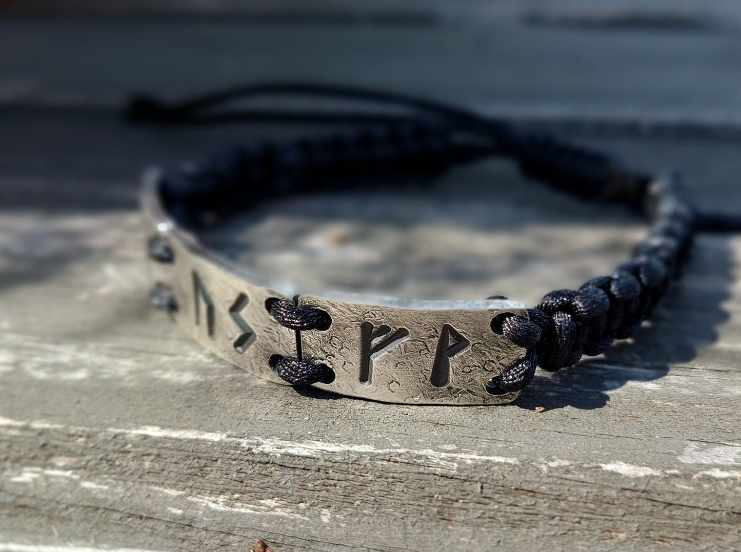 Three wishes - silver rune bracelet - amulet, charm, customized celtic runes formula. Celtic Magic, Alchemy amulet