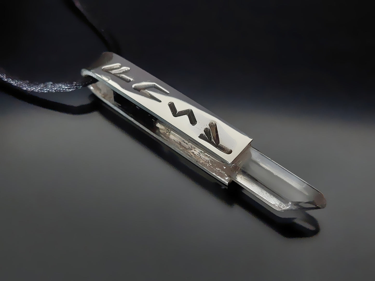 Powerful rune magic amulet, charm pendant for very strong protection in astral, mental, physical planes, 925 silver