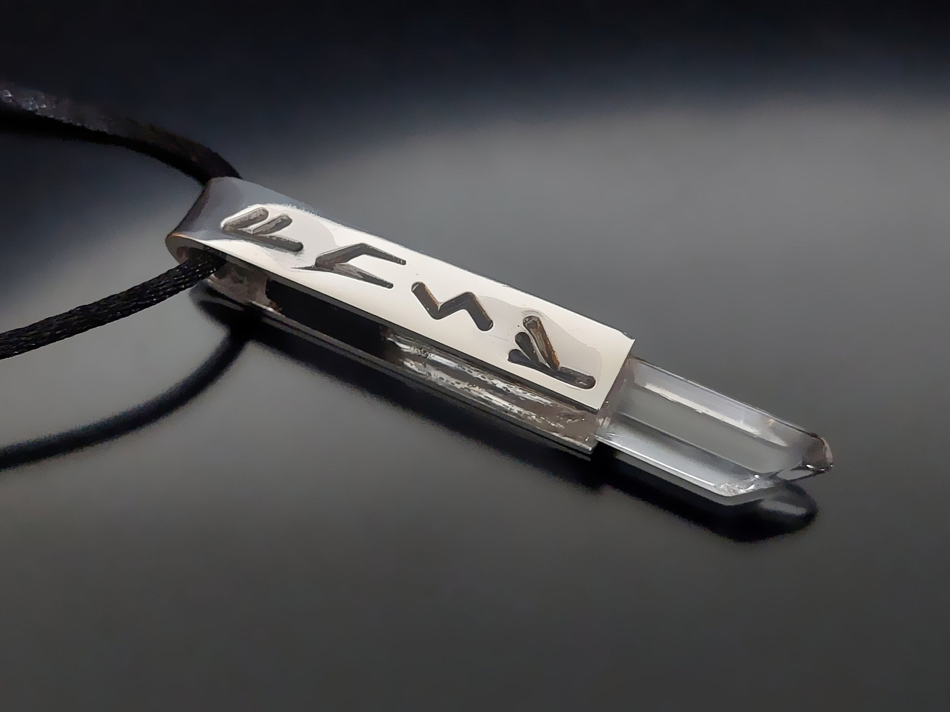 Powerful rune magic amulet, charm pendant for very strong protection in astral, mental, physical planes, 925 silver