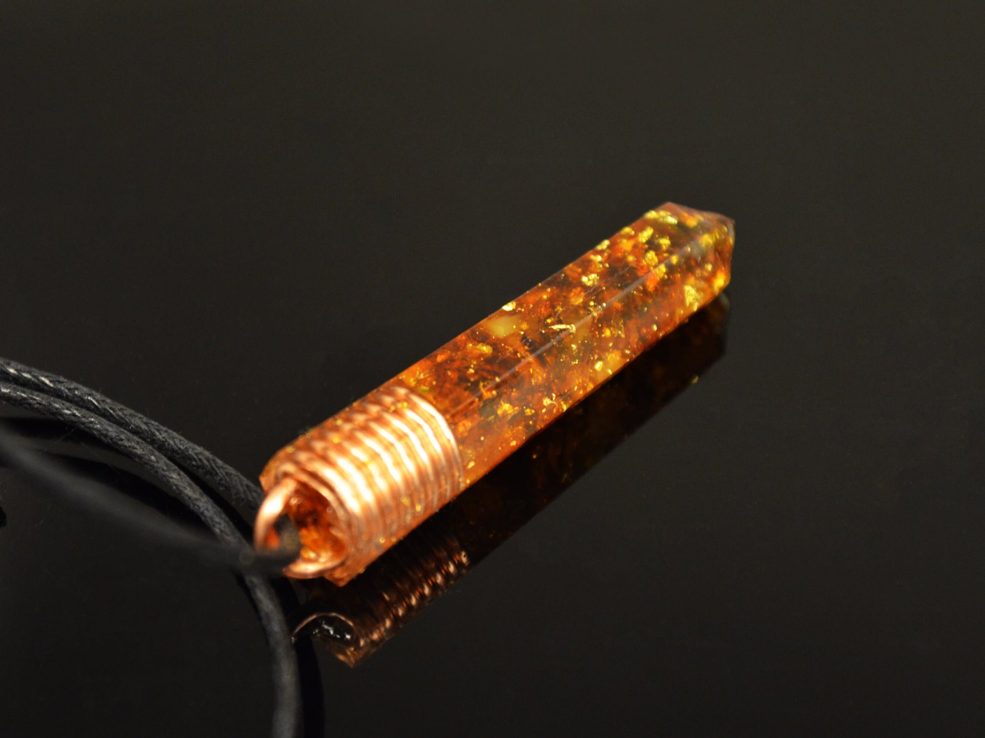 Orgonite orgone pendant necklace, Baltic Amber, 24k gold, Healing, Wealth, Protection, Reiki, Magic, Alchemy amulet