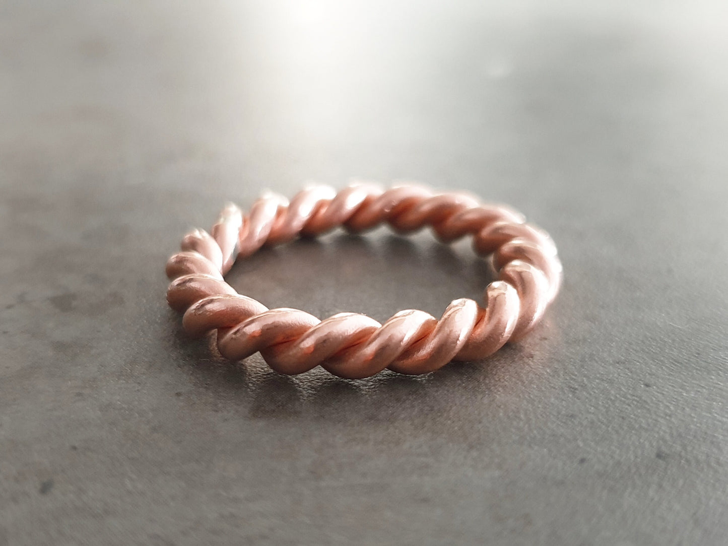 Lost Cubit 177mhz frequency copper Tensor ring - pendant, amulet, 1/8 Cubits