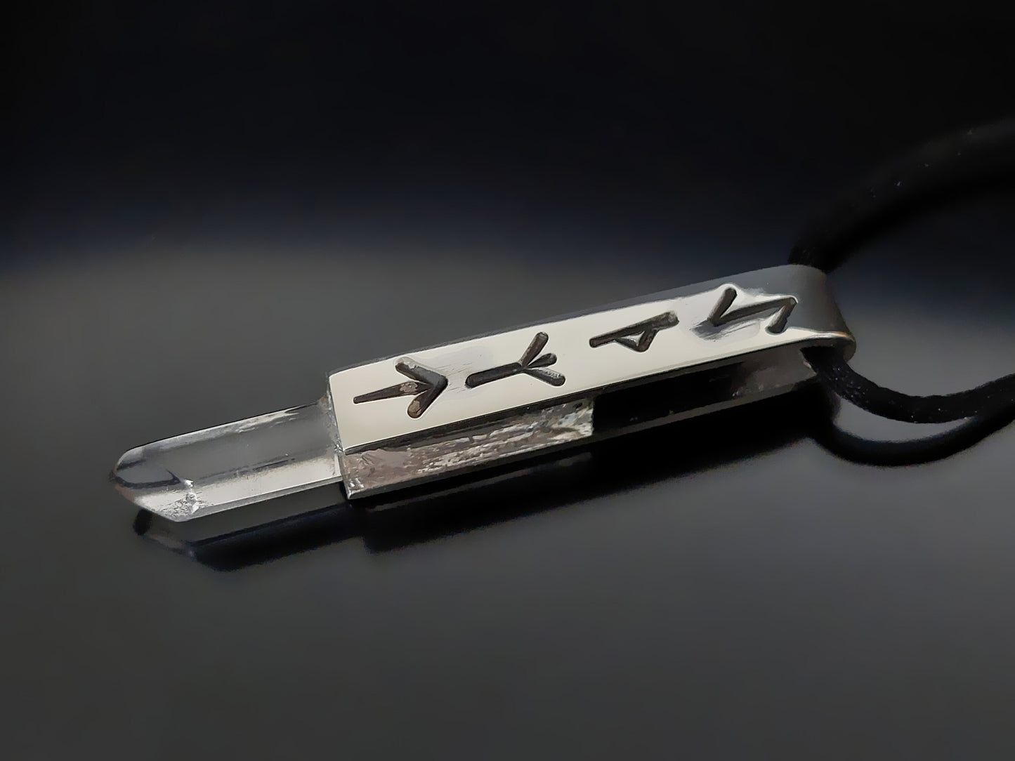 Powerful rune magic amulet, charm pendant for very strong protection in astral, mental, physical planes, 925 silver