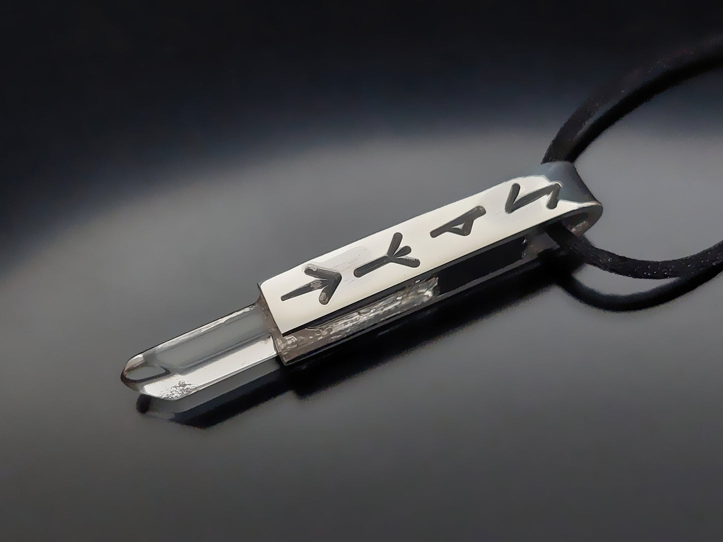 Powerful rune magic amulet, charm pendant for very strong protection in astral, mental, physical planes, 925 silver