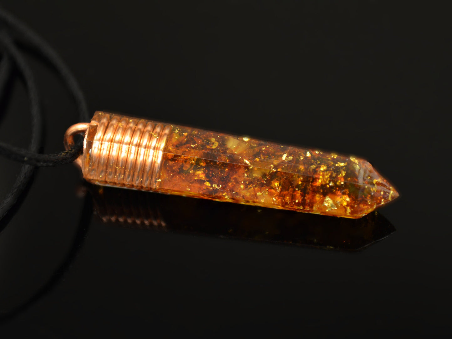 Orgonite orgone pendant necklace, Baltic Amber, 24k gold, Healing, Wealth, Protection, Reiki, Magic, Alchemy amulet