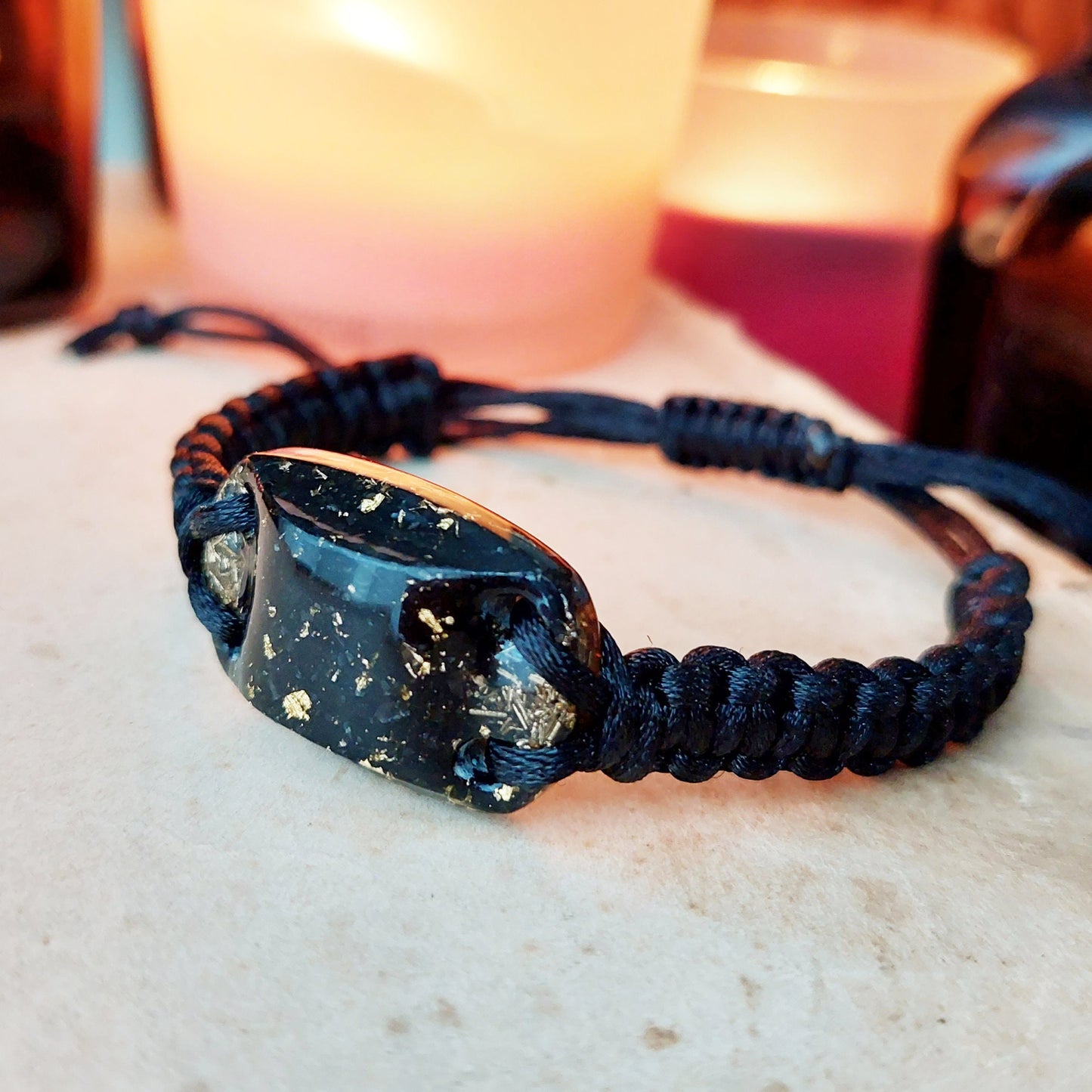 Noble Elite Shungite Orgonite orgone bracelet, 5G, EMF protection, powerful, high vibrations