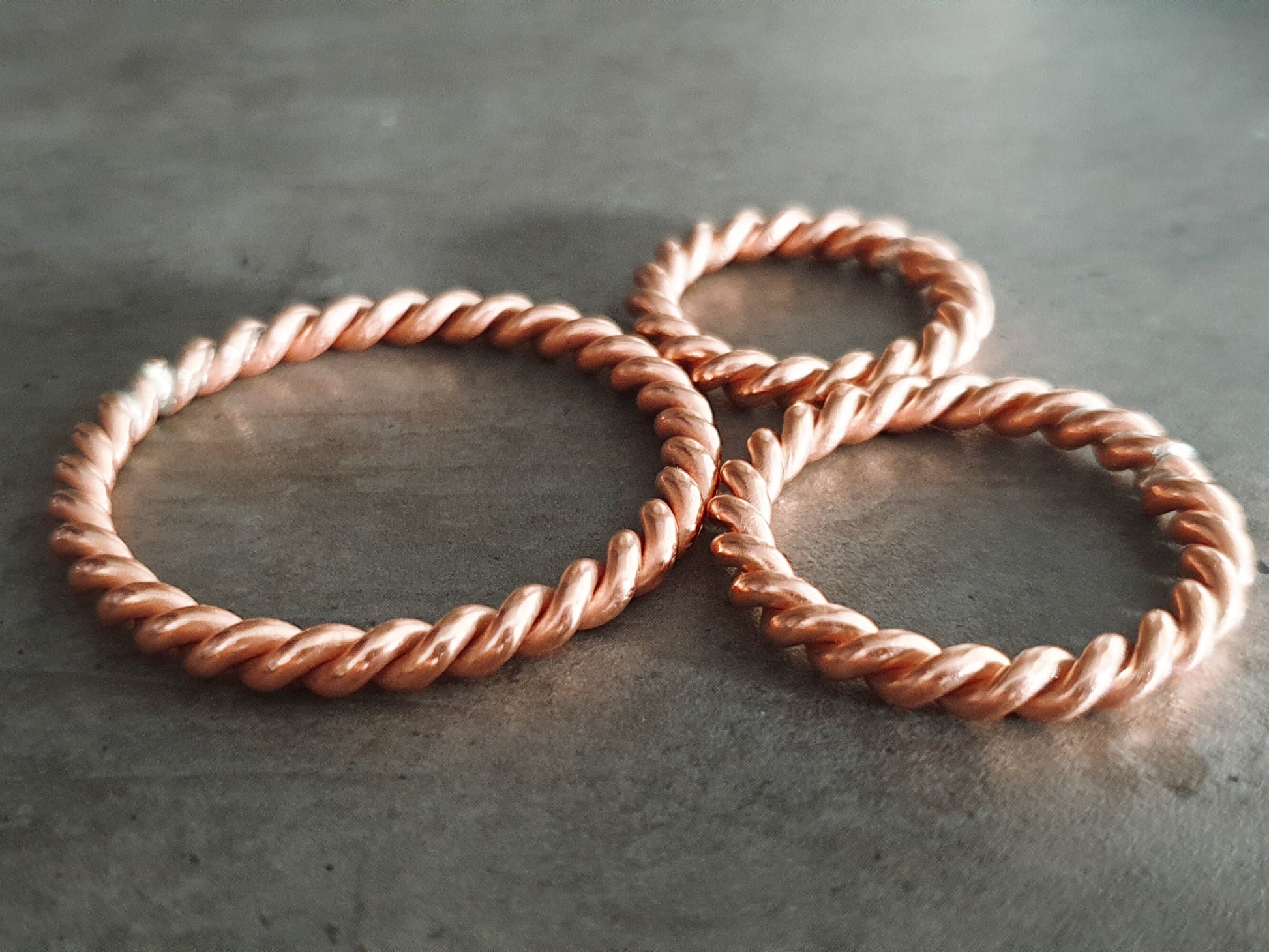 Sacred Cubit 144mhz frequency copper Tensor ring - pendant, amulet, 1/4 Cubits