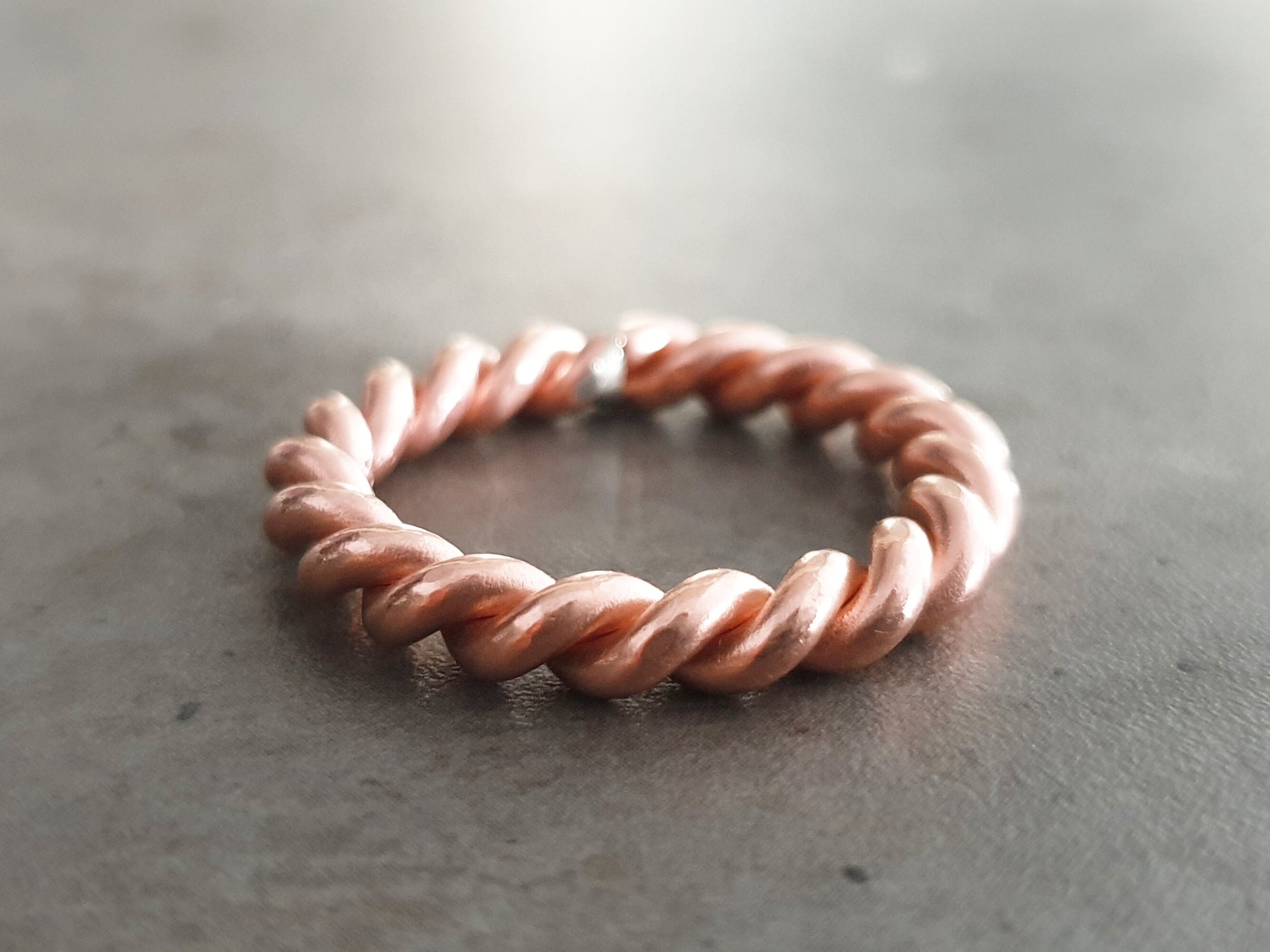 Lost Cubit 177mhz frequency copper Tensor ring - pendant, amulet, 1/8 Cubits