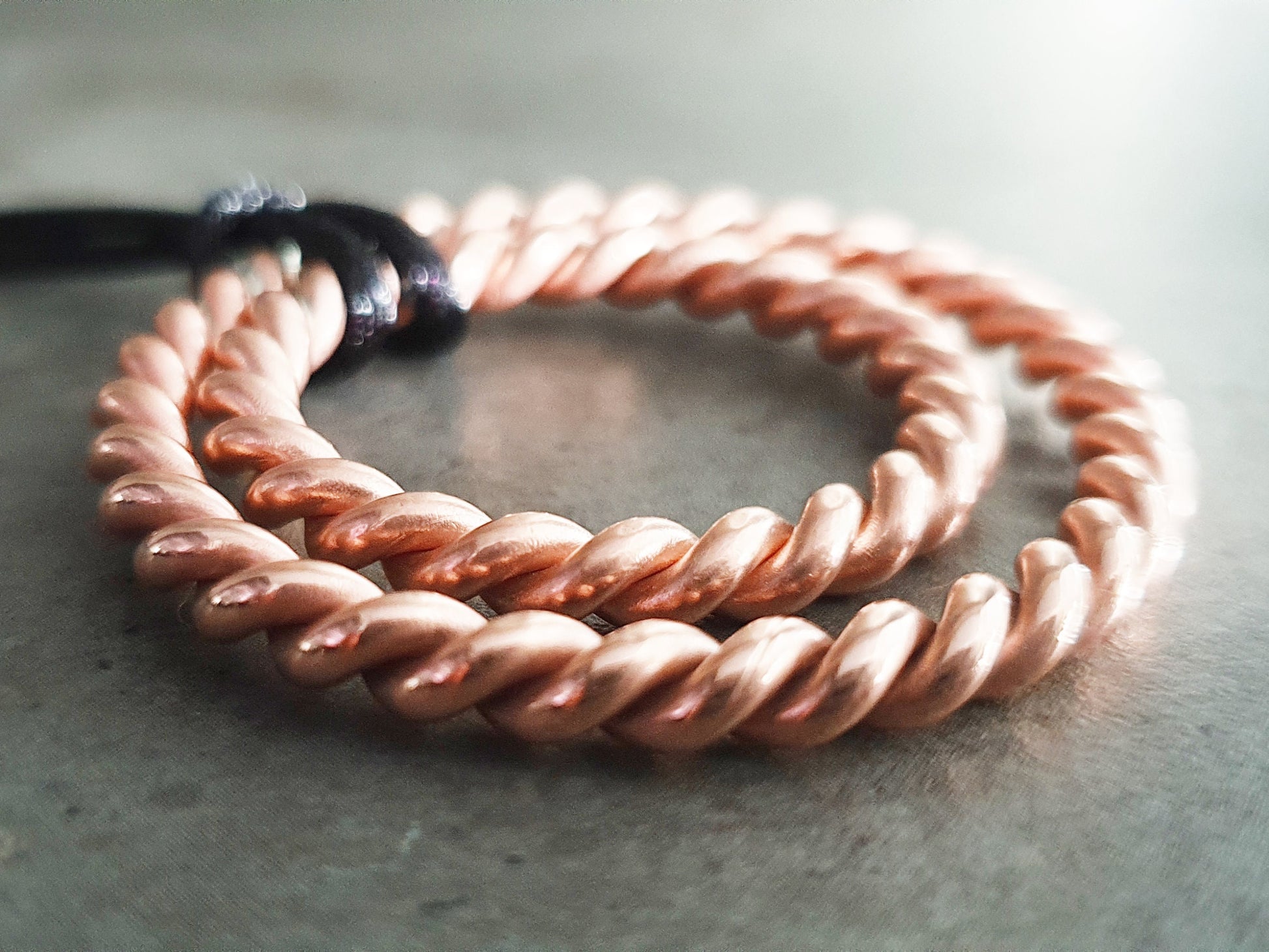 Empowerment Cubit 188mhz frequency and Sacred Cubit 144mhz frequency copper Tensor ring - pendant, amulet