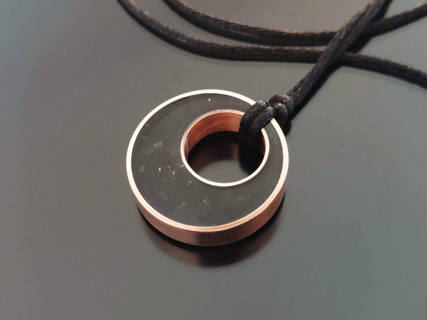 EMF 5G protection Orgonite orgone pendant, Herkimer, Elite Shungite, Black Tourmaline, 24k gold, copper, brass