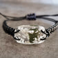 Orgone orgonite bracelet - Reiki Energy Healing Bracelet amulet - Moldavite, Herkimer, Diamonds, silver. Most powerful