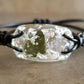 Orgone orgonite bracelet - Reiki Energy Healing Bracelet amulet - Moldavite, Herkimer, Diamonds, silver. Most powerful