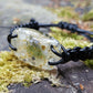 Moldavite Orgone orgonite bracelet. Powerful, high vibrations crystals. Glow in the dark. Magic amulet talisman