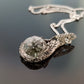 Orgonite orgone pendant with Silver, most powerful combination, Diamonds, Herkimer, Moldavite