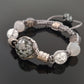 Orgonite orgone bracelet, beaded Shamballa, moldavite, herkimer, diamonds, Reiki crystal healing amulet.