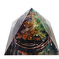 Orgonite orgone Pyramid, Money wealth and luck attraction Magnet - 7 chakra, Reiki, rainbow pyramid, money amulet, enchanted