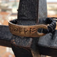 Money amulet / charm with celtic runes formula. Bronze bracelet.